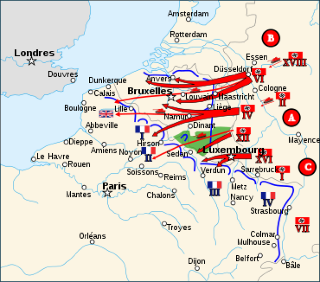 Ligne Protegeant La France De L'allemagne En 1928